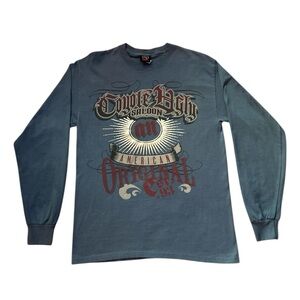 Y2K Coyote Ugly Nashville long sleeve graphic tee unisex size M indie grunge